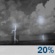 Thursday Night: Haze and a slight chance of showers and thunderstorms after 7pm. Mostly cloudy, with a low around 57. East wind around 5 mph. Chance of precipitation is 20%. New rainfall amounts less than a tenth of an inch possible. Thursday Night: Haze