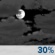 Friday Night: Mostly Cloudy then Light Snow Likely